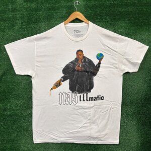 Nas Illmatic Album Hip-Hop Poster T-Shirt Size Extra Large